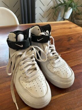Nike Air Force 1 High '07 AF1 White Black Men's Shoes